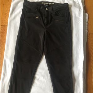 American Eagle Moto super stretch hi-rise jeggings